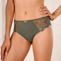 Microvezel slipje met guipurekant Rima - set van 2
