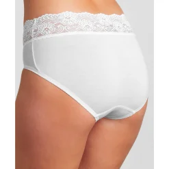 Midislip in katoen en kant Romance - set van 4 (3 + 1 gratis)<br>