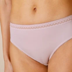 Midislip in microvezel en plumetistule met tweede huid-effect Paia - set van 2