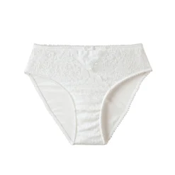 Midislip met hoge taille in rekbare kant en tule Guspini - set van 2