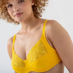 Minimizerbeha in microvezel en geborduurde tule met beugels - set van 2
