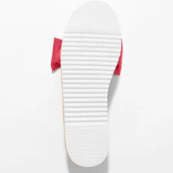 Mocassins in espadrillestijl met strik en koordzool