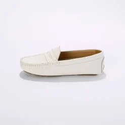 Mocassins in glad leer - zilverkleur
