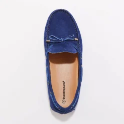 Mocassins in ultrasoepel leer met veters