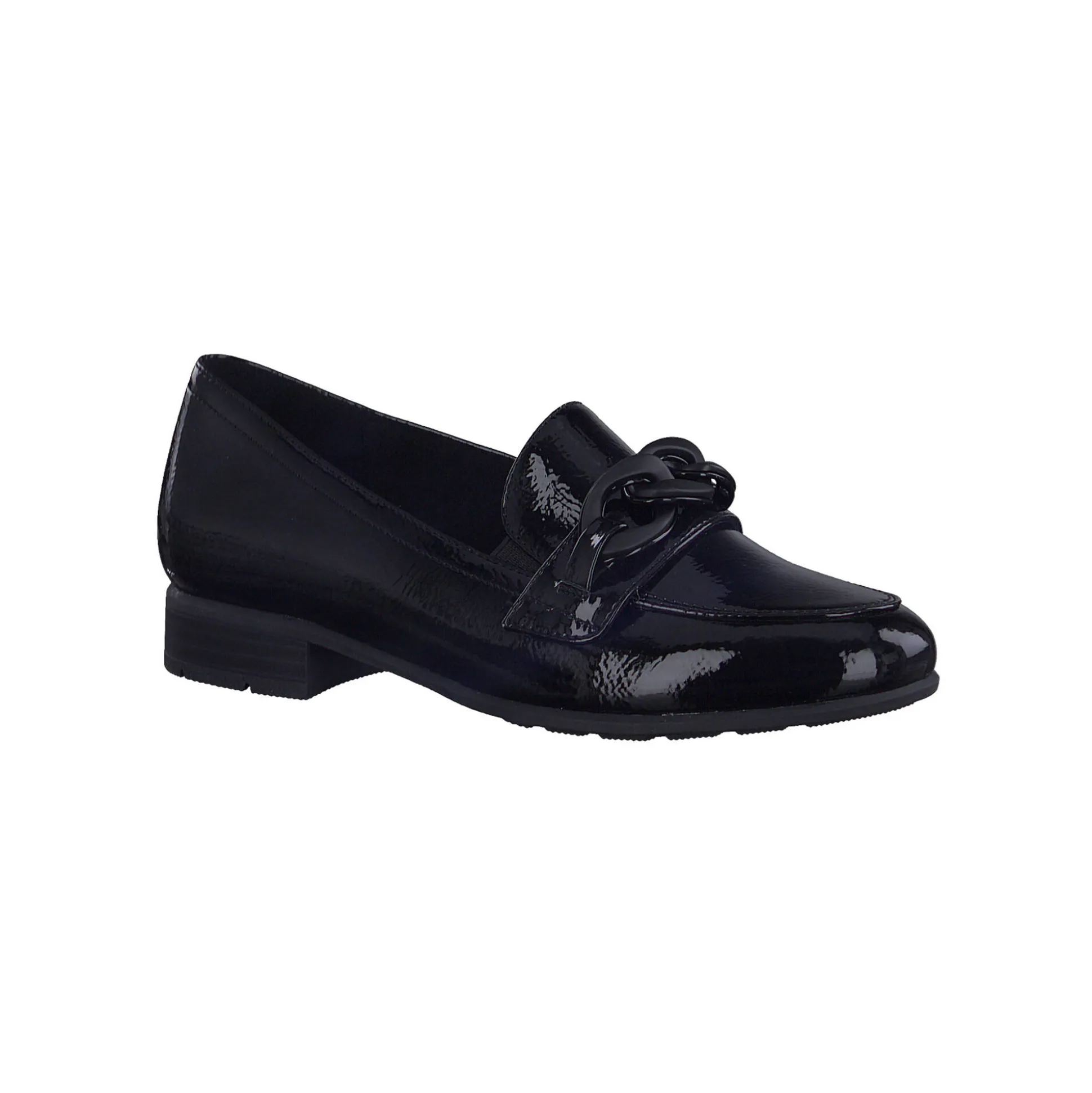 Mocassins met platte hak<br>
