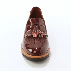 Mocassins met pompons en franjes