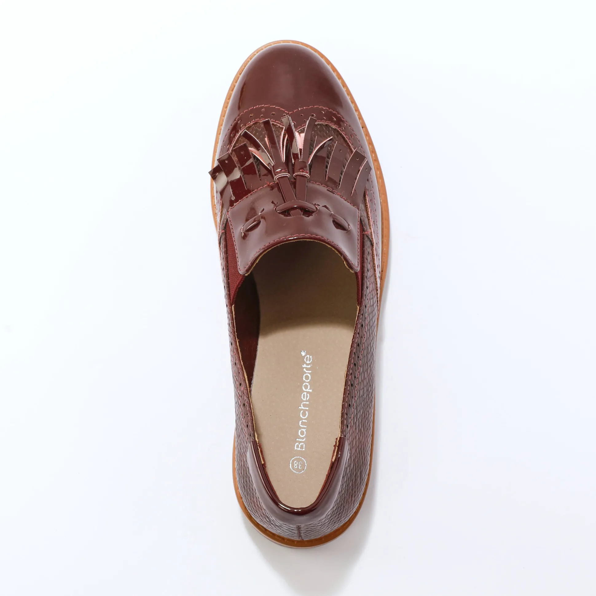 Mocassins met pompons en franjes