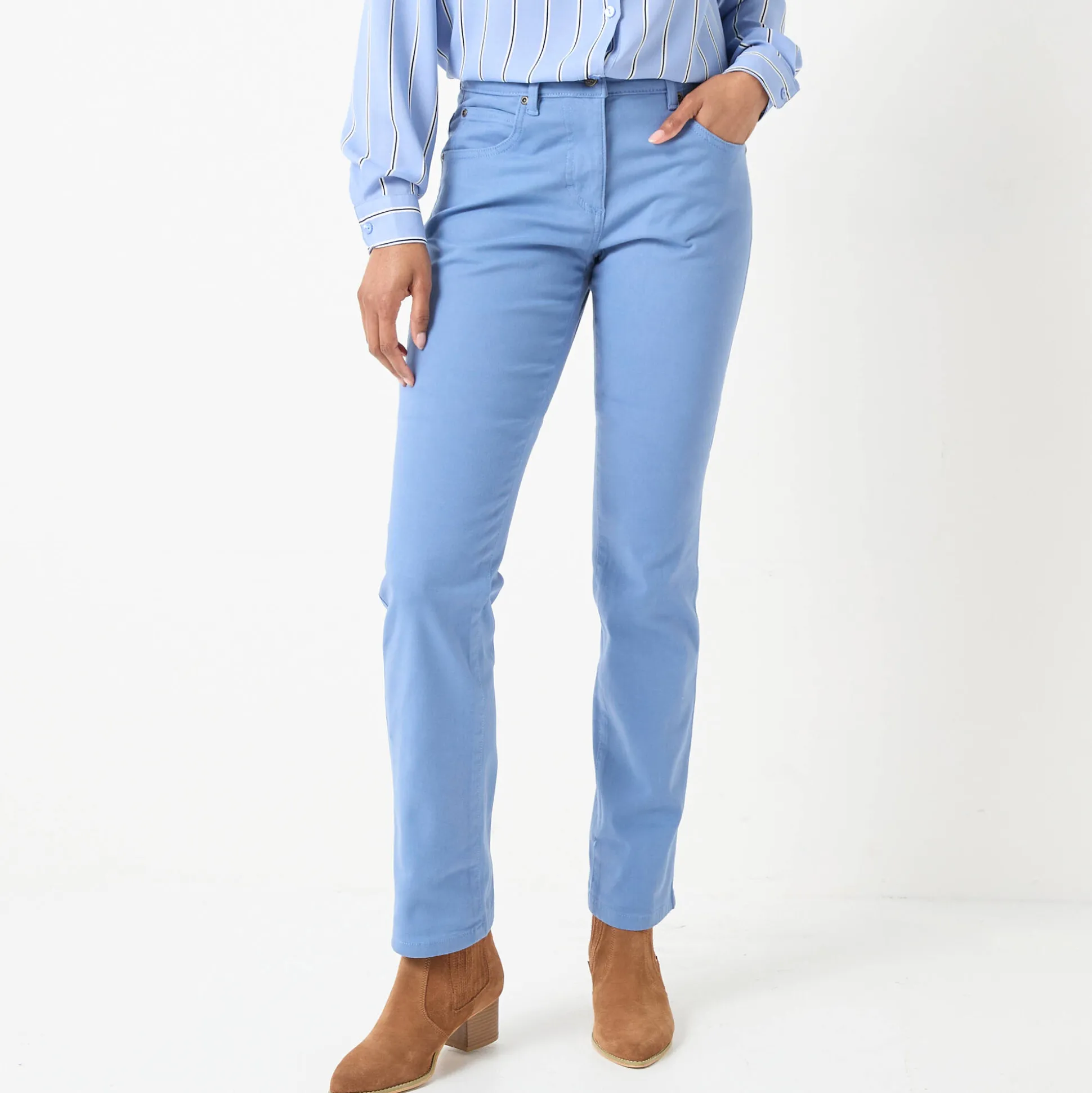 Modellerende broek met 5 zakken