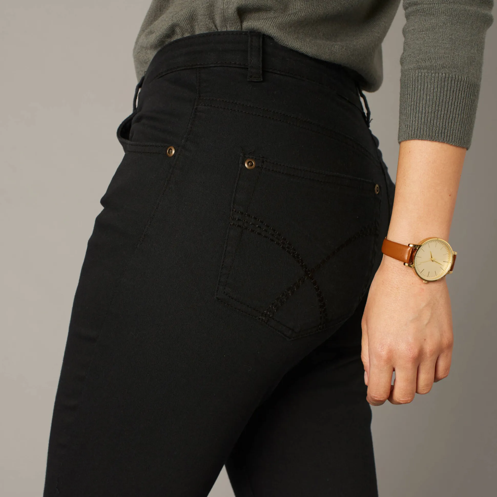 Modellerende broek met 5 zakken