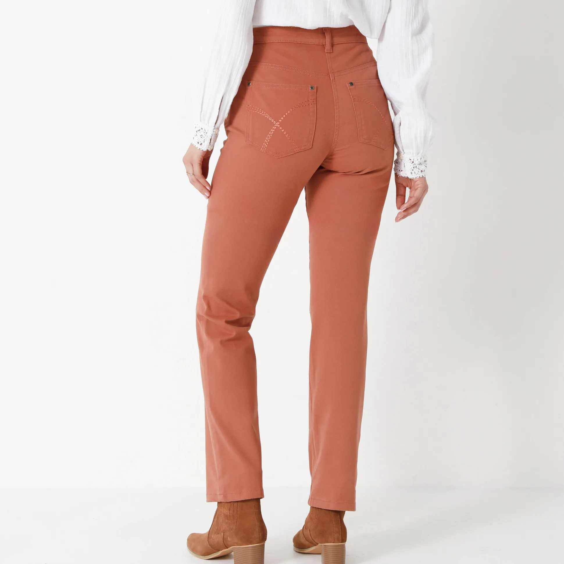 Modellerende broek met 5 zakken