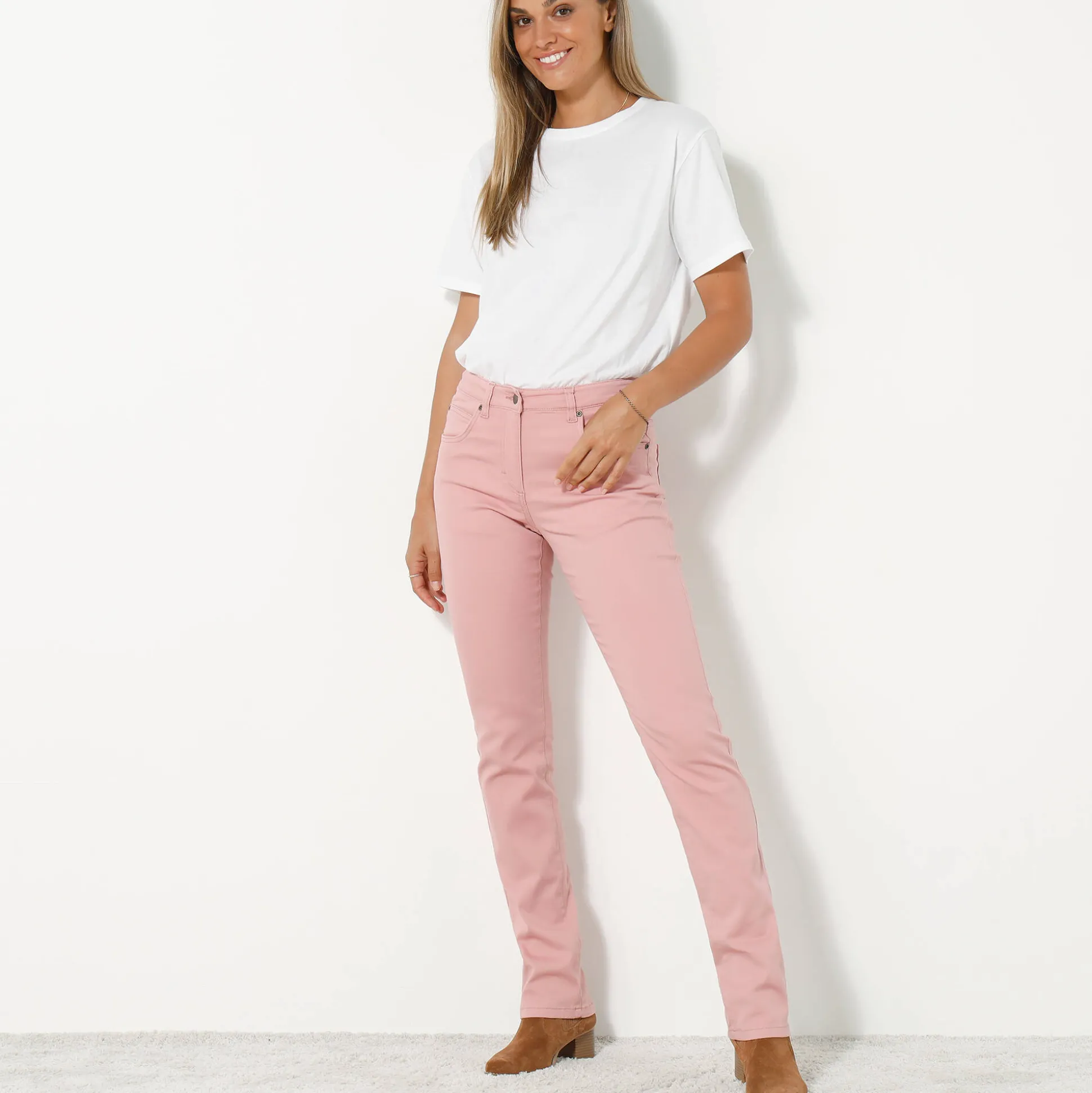 Modellerende broek met 5 zakken