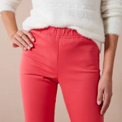 Modellerende broek met 'platte buik' effect en elastische taille