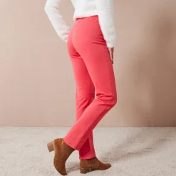 Modellerende broek met 'platte buik' effect en elastische taille
