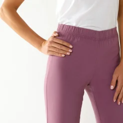 Modellerende broek met 'platte buik' effect en elastische taille