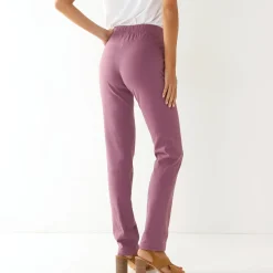 Modellerende broek met 'platte buik' effect en elastische taille
