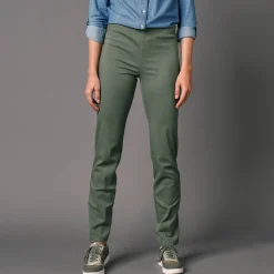 Modellerende broek met 'platte buik' effect en elastische taille