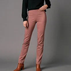 Modellerende broek met 'platte buik' effect en elastische taille