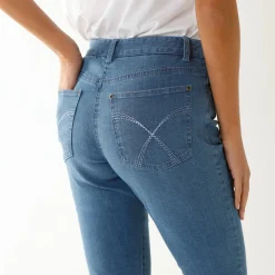 Modellerende jeans met 5 zakken