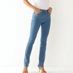 Modellerende jeans met 5 zakken