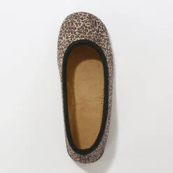 Muiltjes in ballerinastijl, luipaardprint