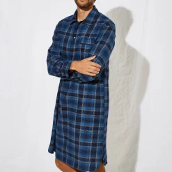 Nachthemd in liketstijl, geruit flanel