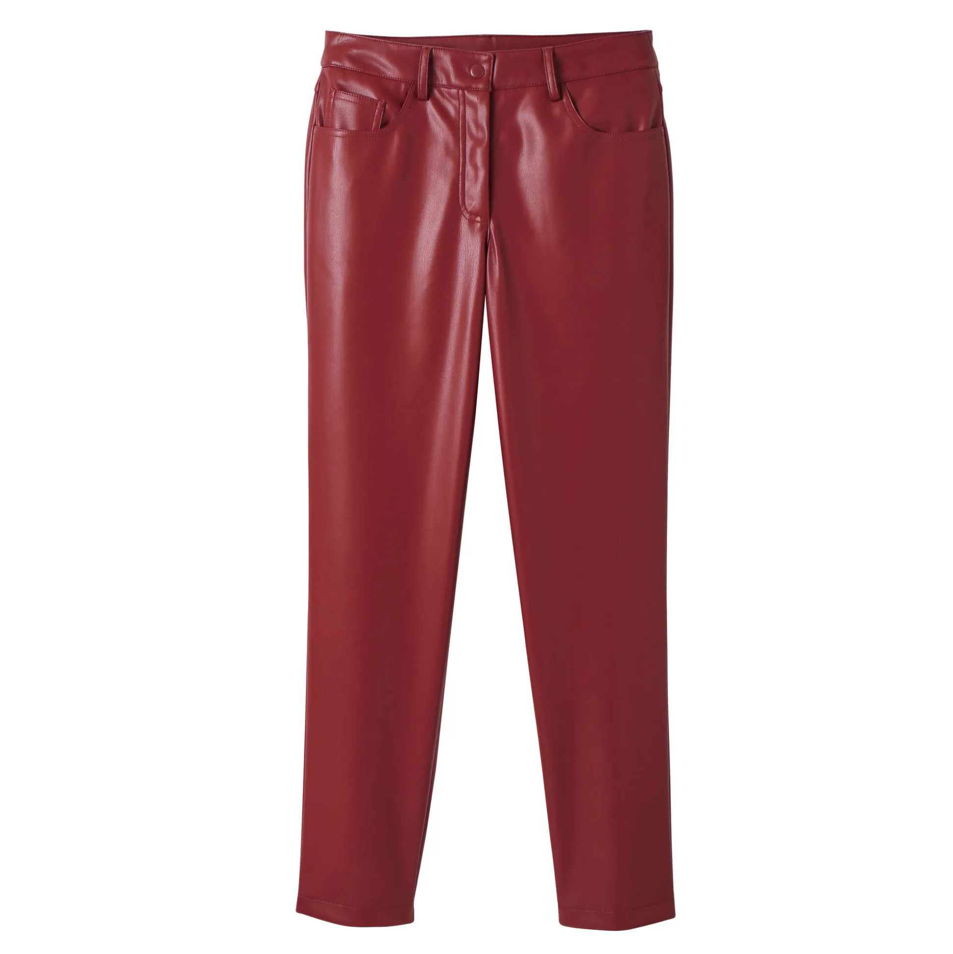 Nauwsluitende 7/8-broek, gecoat aspect