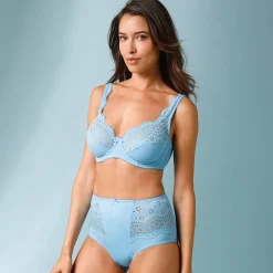 Omhullende beha in microvezeltricot Osilio, met flexibele beugels