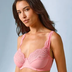 Omhullende beha in microvezeltricot Osilio, met flexibele beugels