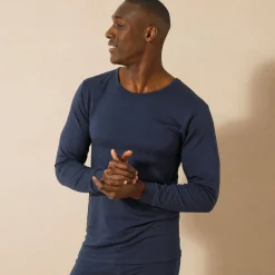 Ondershirt met ronde hals, lange mouwen, matige warmte - set van 2