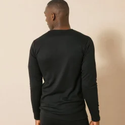Ondershirt voor heren, met ronde hals en lange mouwen, intense warmte - set van 2