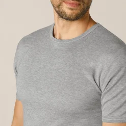 Ondershirt voor heren, met ronde hals en korte mouwen, intense warmte - set van 2