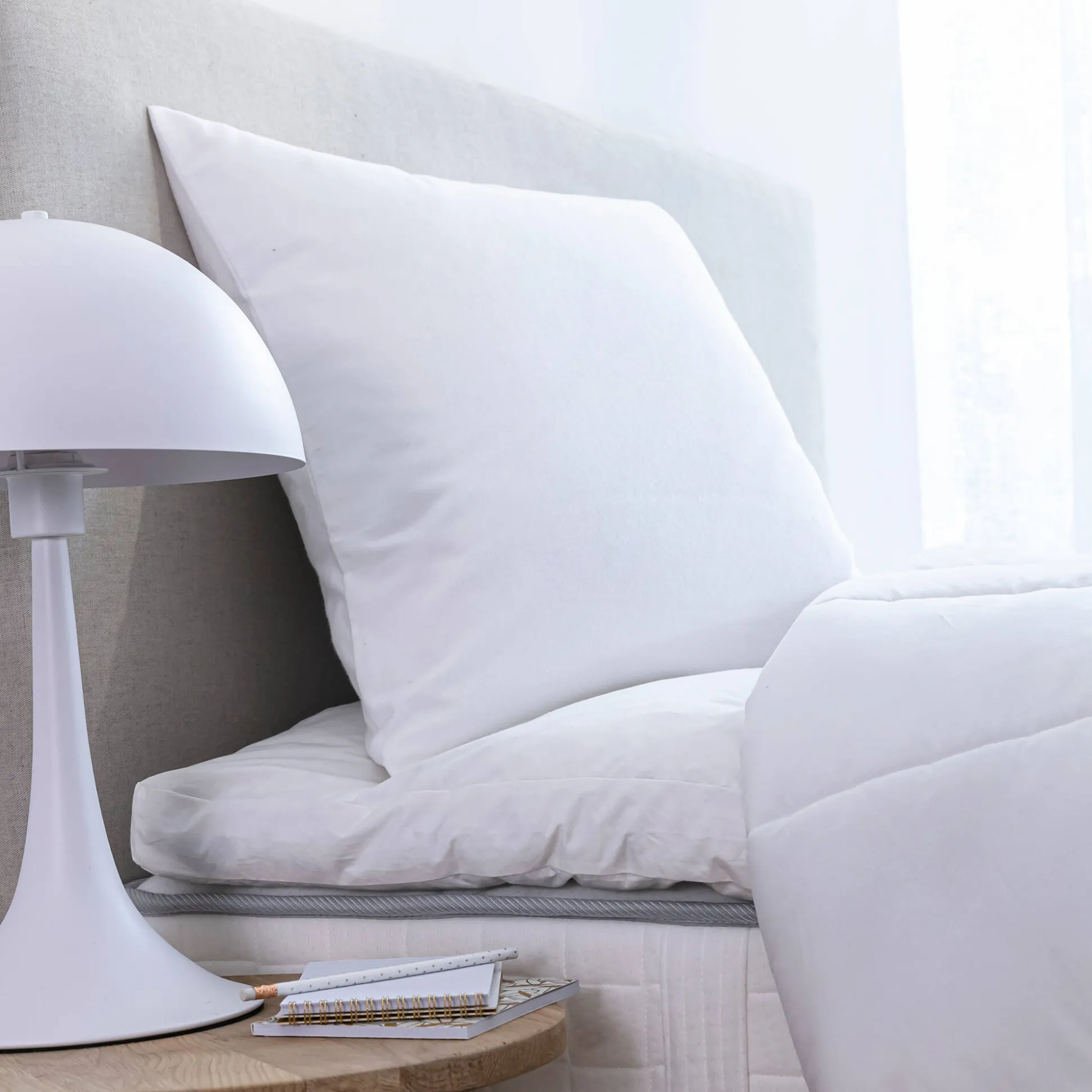 Ondersloop in absorberend molton - set van 2