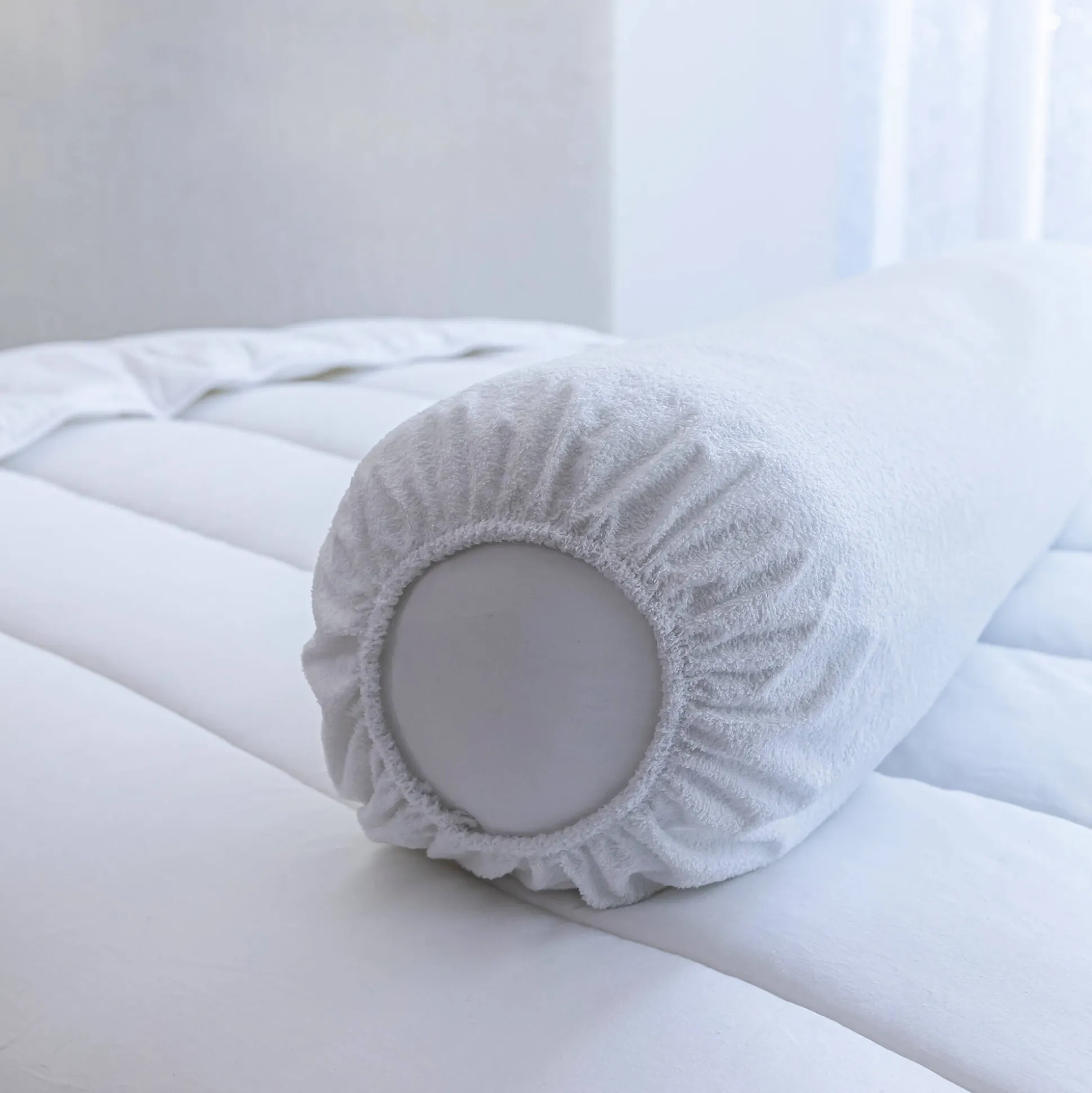 Ondersloop voor peluwkussen, absorberend molton - set van 2