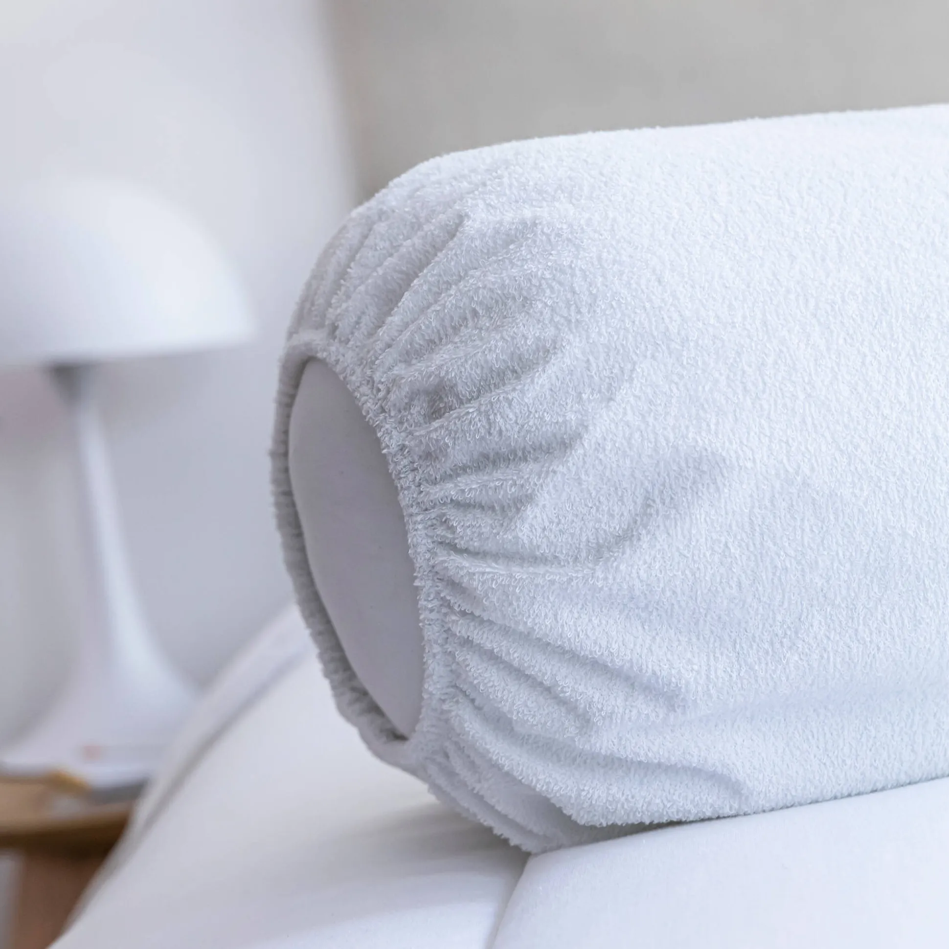 Ondersloop voor peluwkussen, absorberend molton - set van 2