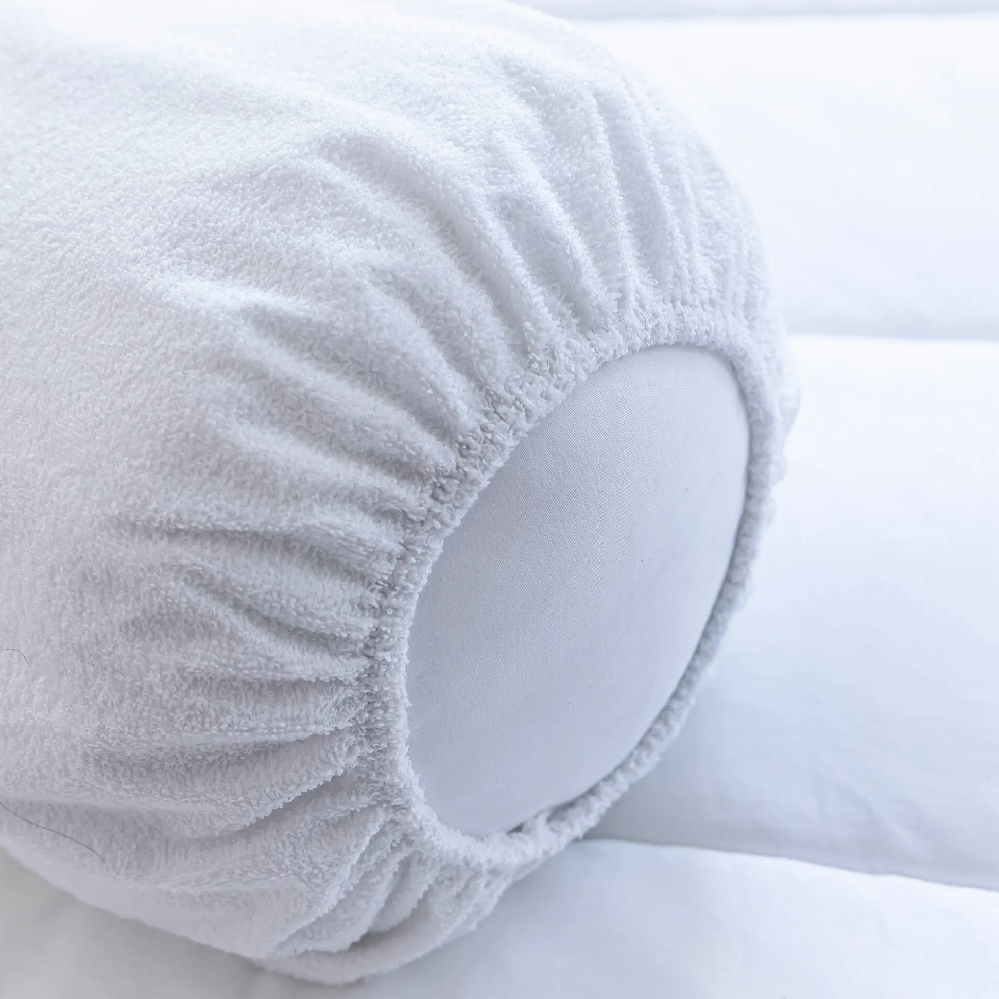 Ondersloop voor peluwkussen, absorberend molton - set van 2