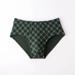 Open, bedrukte slip met hoge taille - set van 6