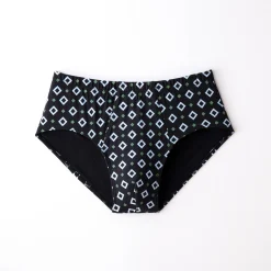 Open, bedrukte slip met hoge taille - set van 6