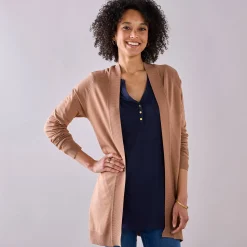 Open vest, lange mouwen