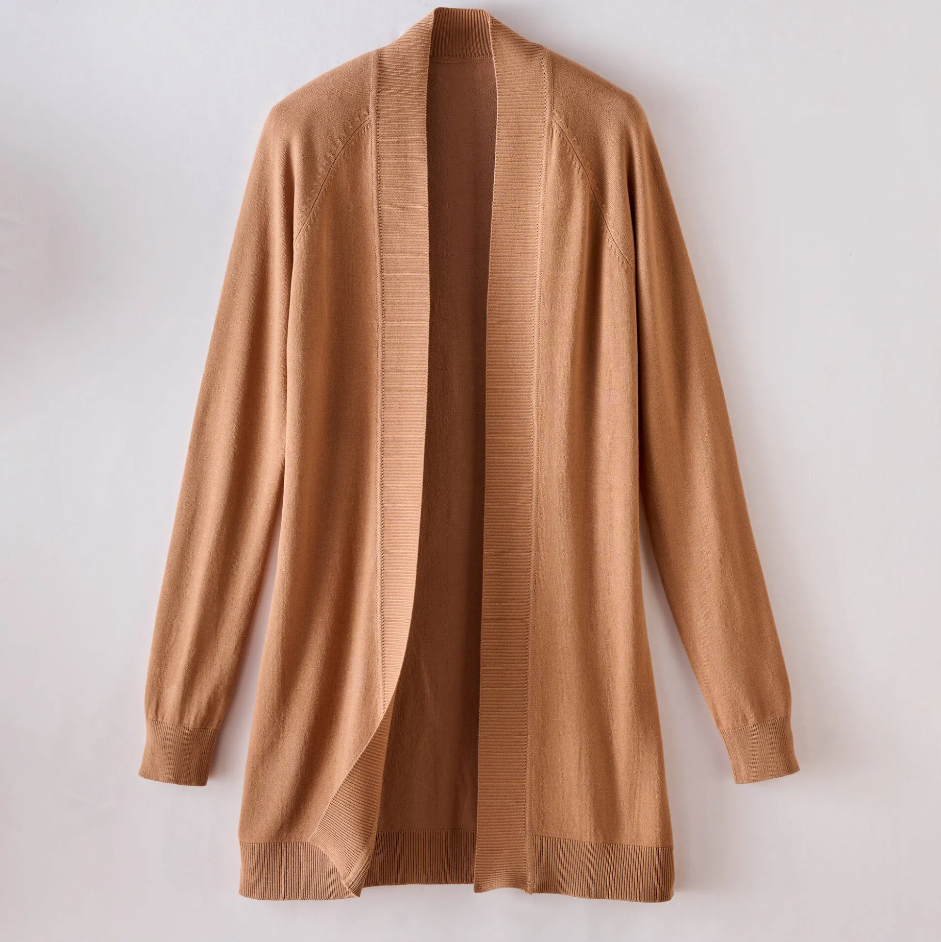 Open vest, lange mouwen