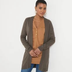 Open vest, lange mouwen