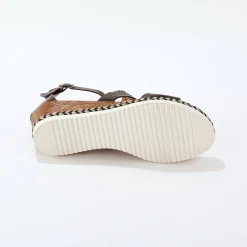 Opengewerkte sleehaksandalen