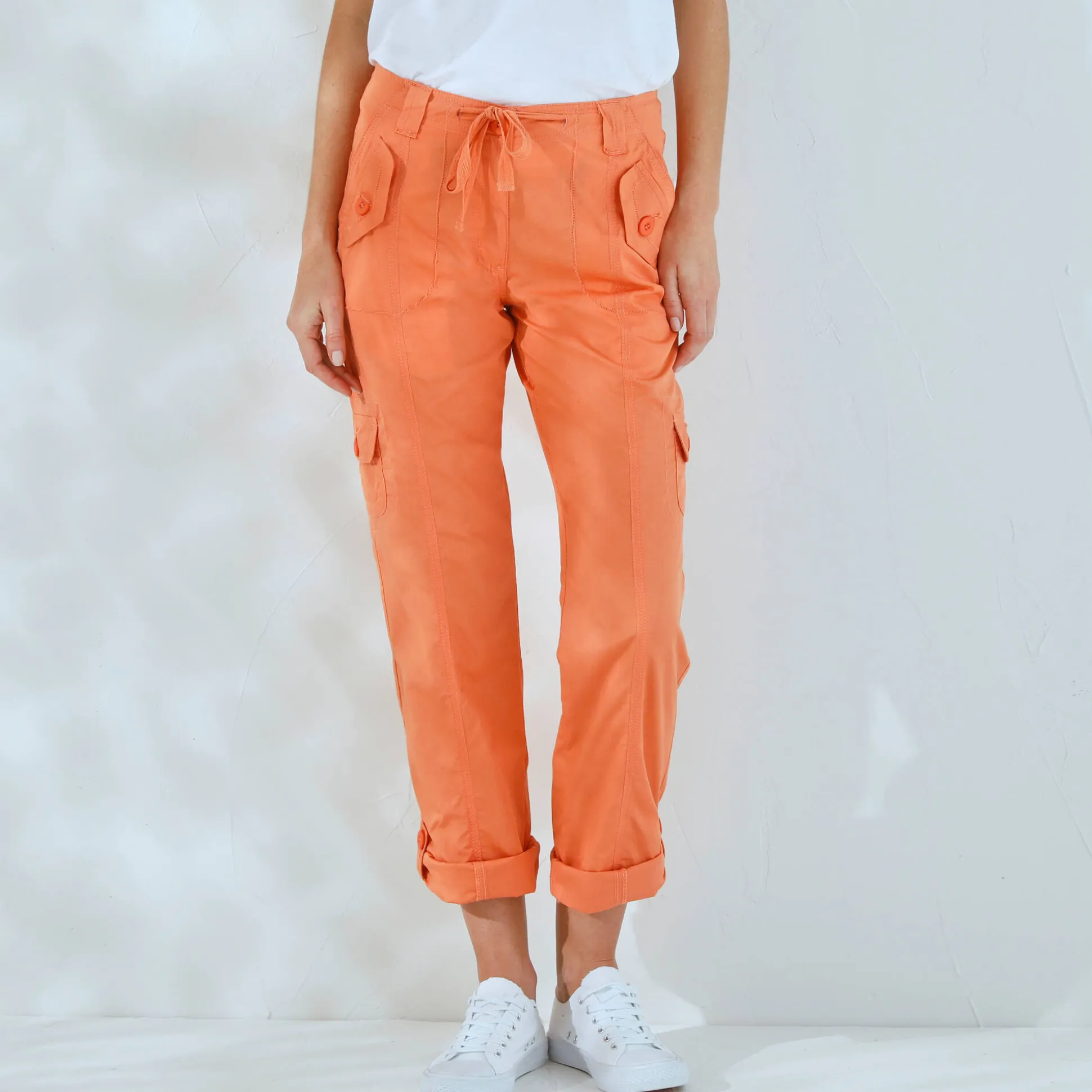 Oprolbare broek in battlestijl