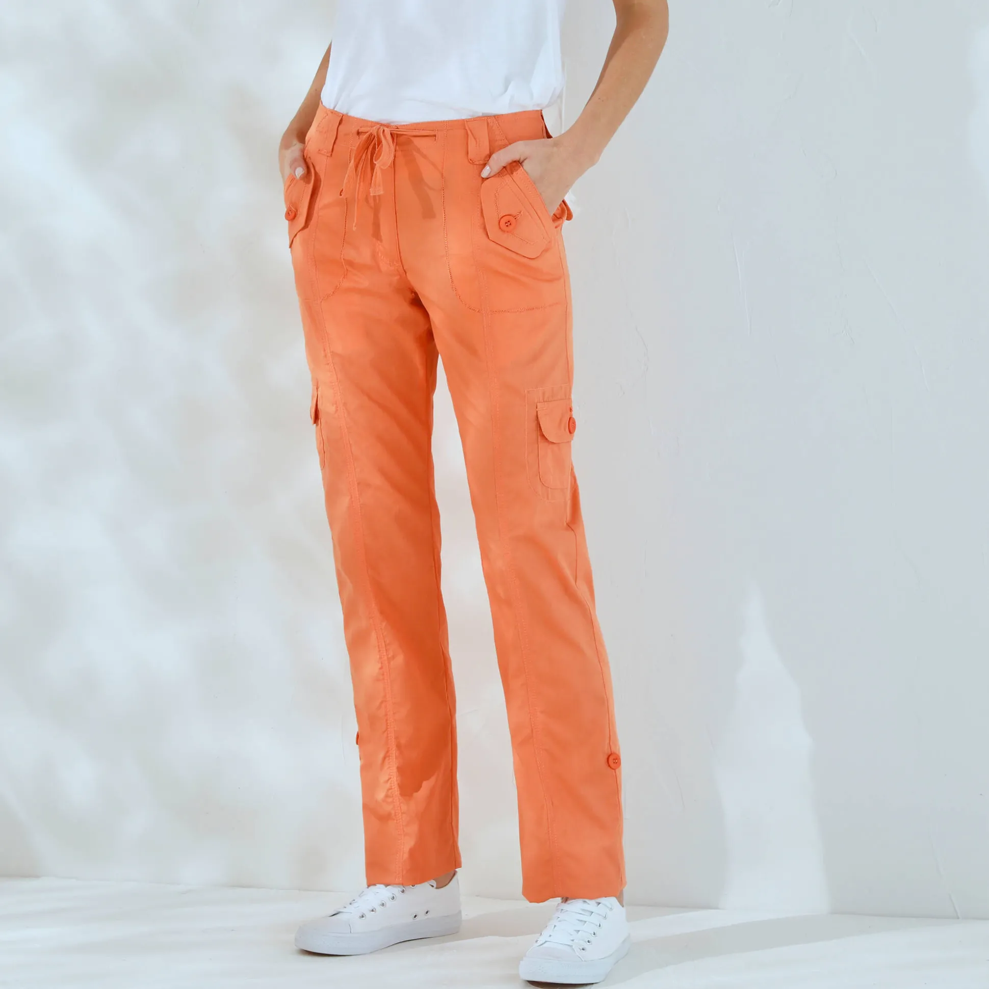 Oprolbare broek in battlestijl