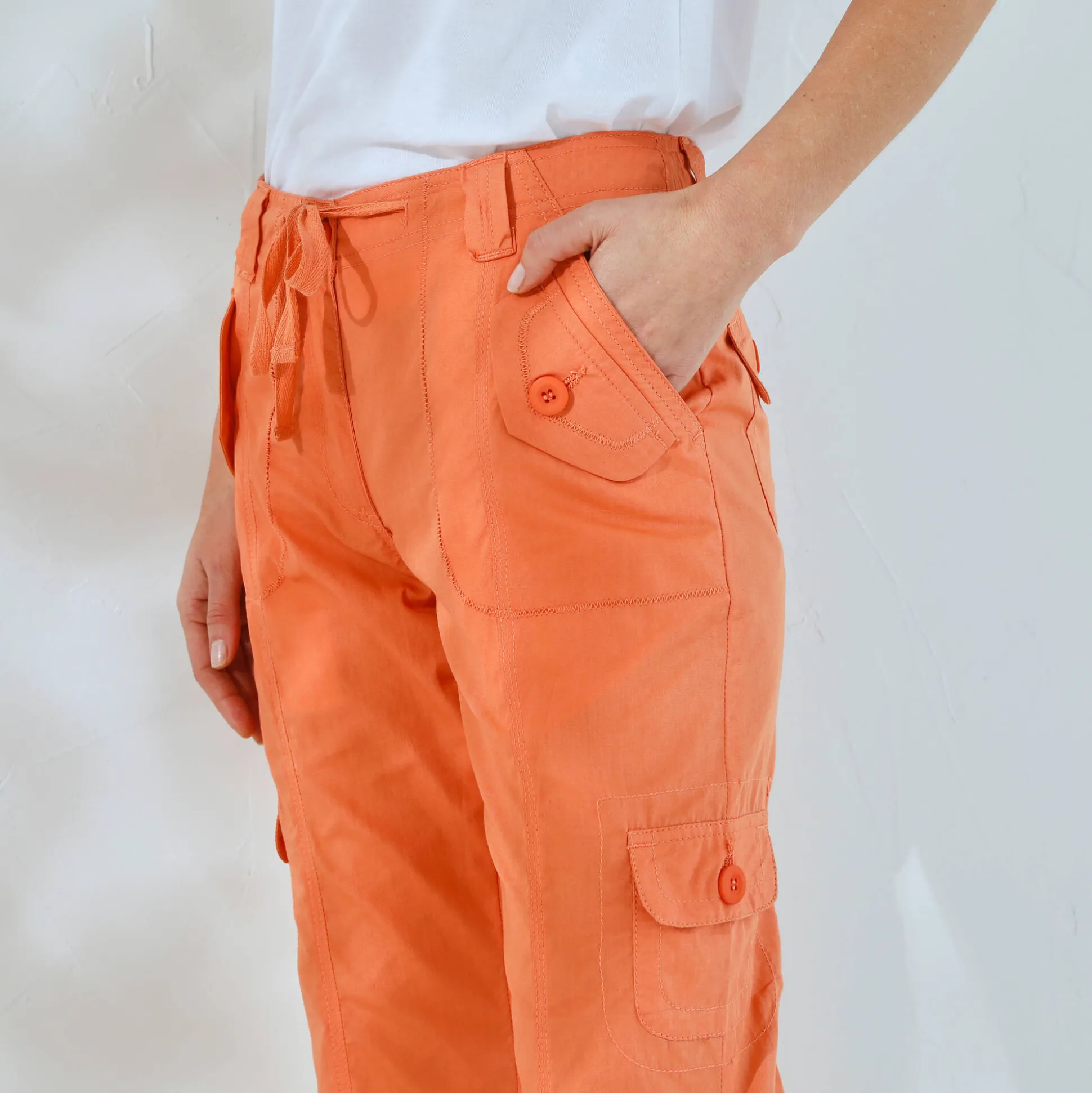 Oprolbare broek in battlestijl