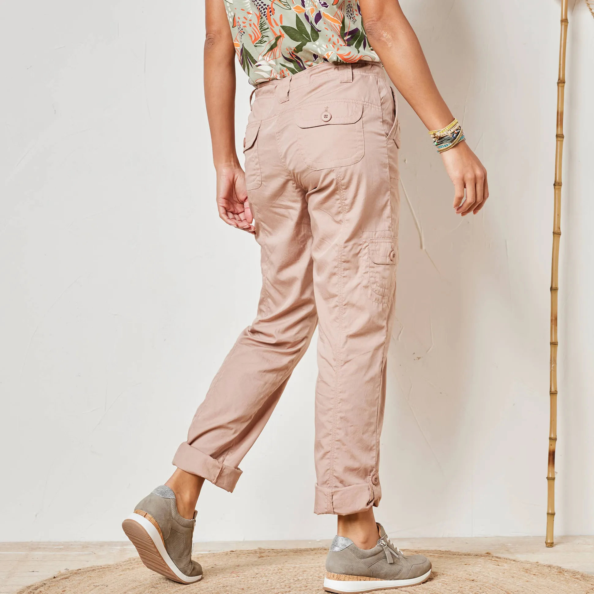 Oprolbare broek in battlestijl