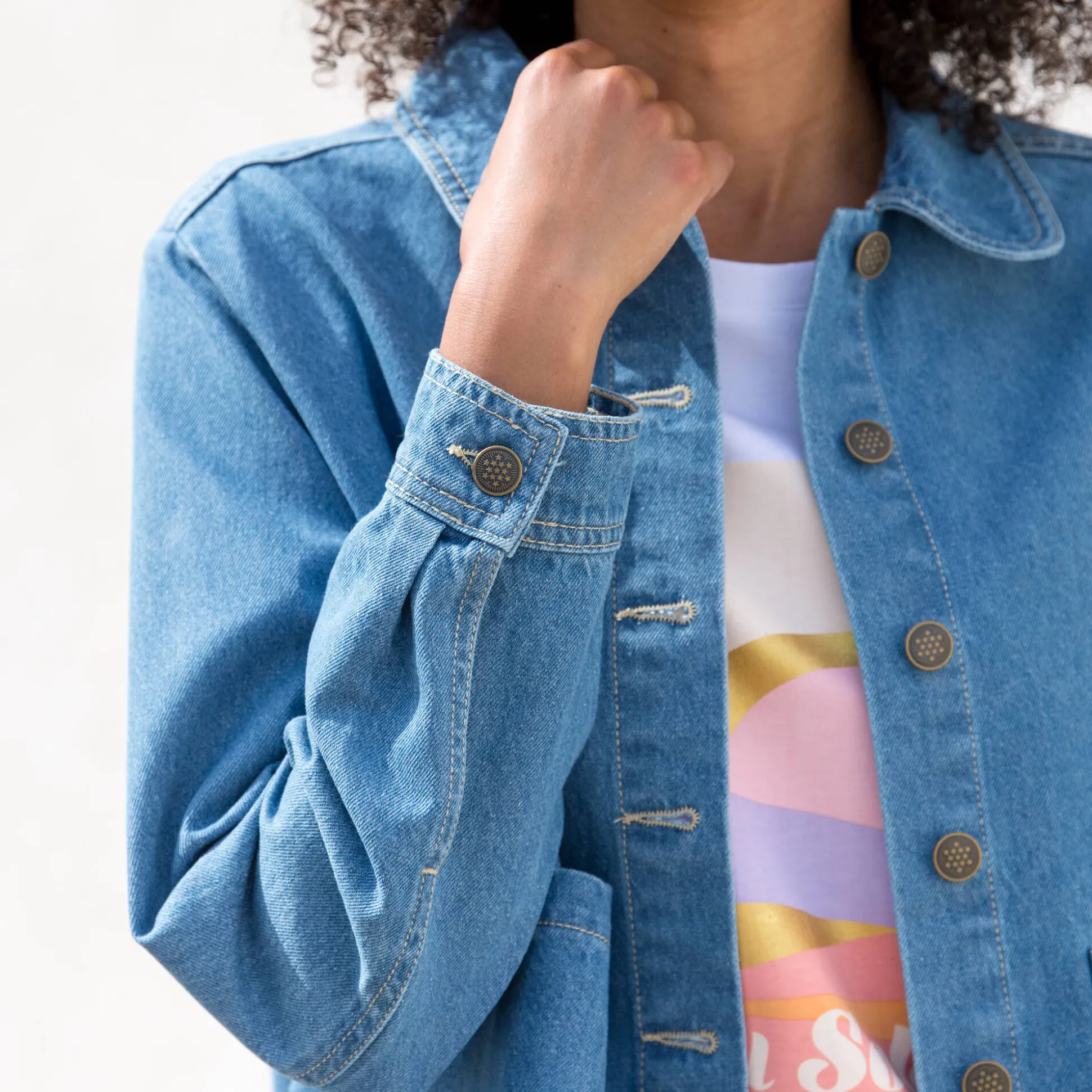 Paletotjasje in jeans
