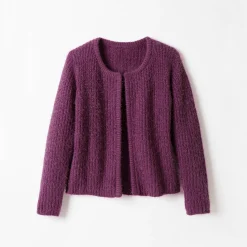 Paletotvest, harig tricot