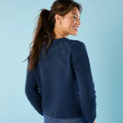 Paletotvest in fantasietricot, Kleine Lengtes