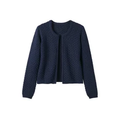 Paletotvest in fantasietricot, Kleine Lengtes