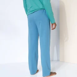 Pantalon pyjama coton uni